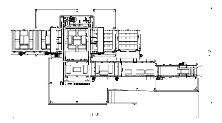 Palletizer yüksek hızlı paletleme sistemi Argesta